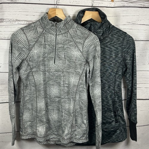 Running Top x 2 Women's Size M Medium Layer 8 & Kirkland Long Sleeves - Picture 2 of 22