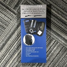 Gunmaster 34 Piece Universal Rifle & Shotgun Field Cleaning Kit for .