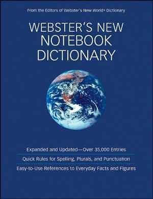 Webster's New Notebook Dictionary - Paperback, by Jonathan L.Goldman - Good