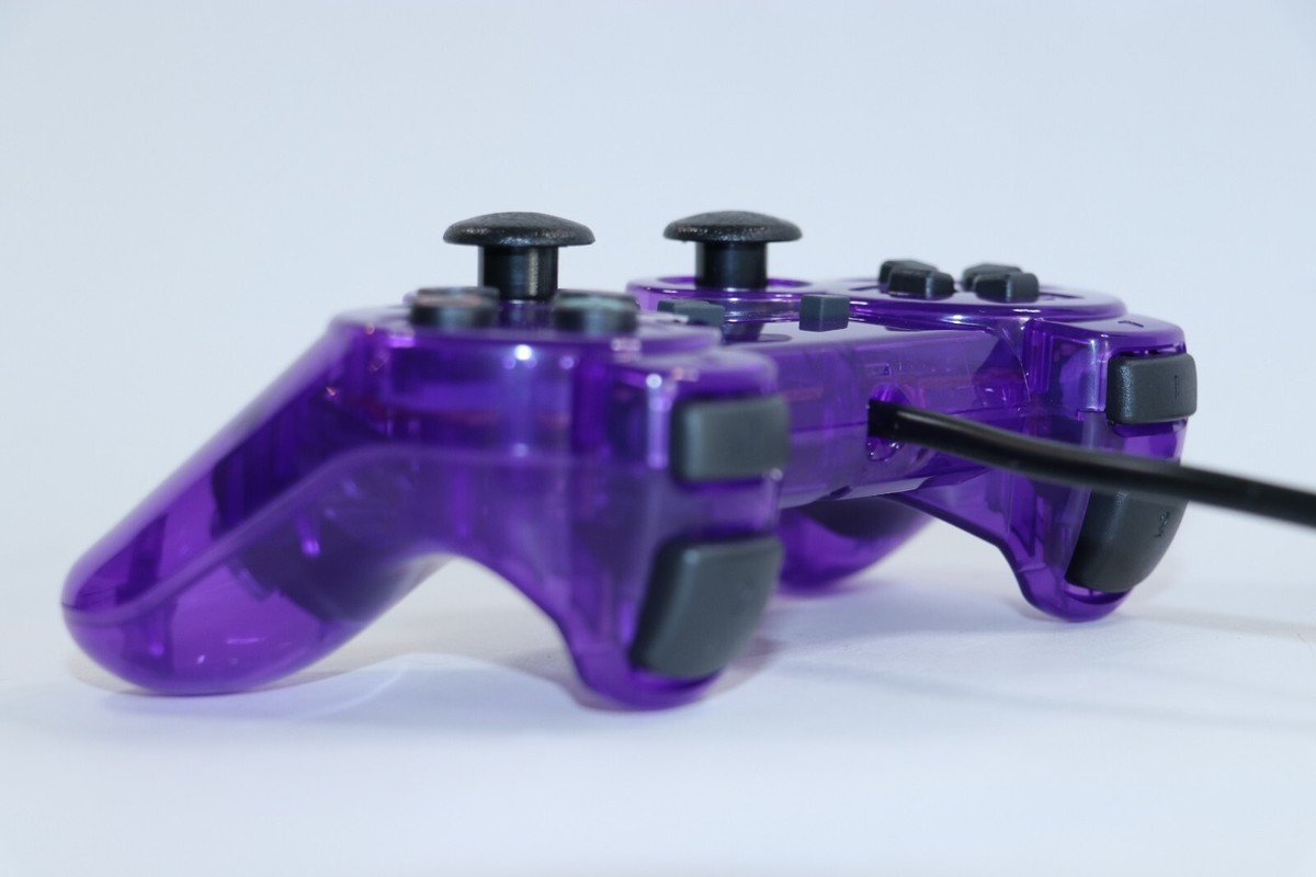 Wired 5.5ft Dual Vibration Controller Gamepad for PS2 & PS1