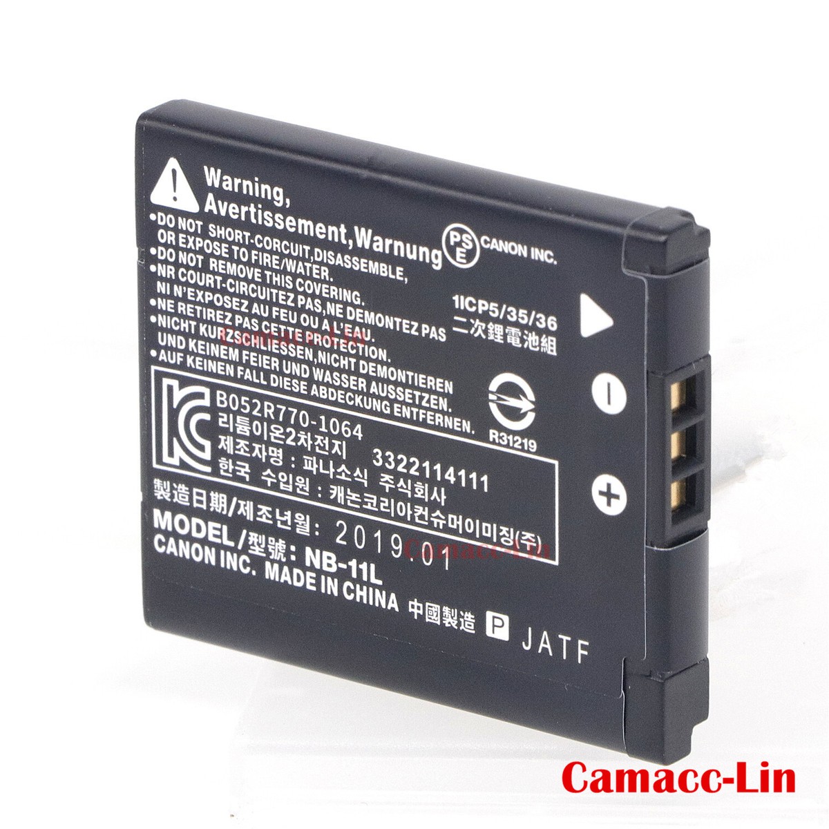 2x Batterie NB-11L Compatible Canon IXUS PowerShot - Haute Capacité Li-Ion