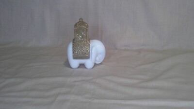 Vtg 1977 Avon 3D White gold ROYAL ELEPHANT Charisma Fragrance Cologne Topaze