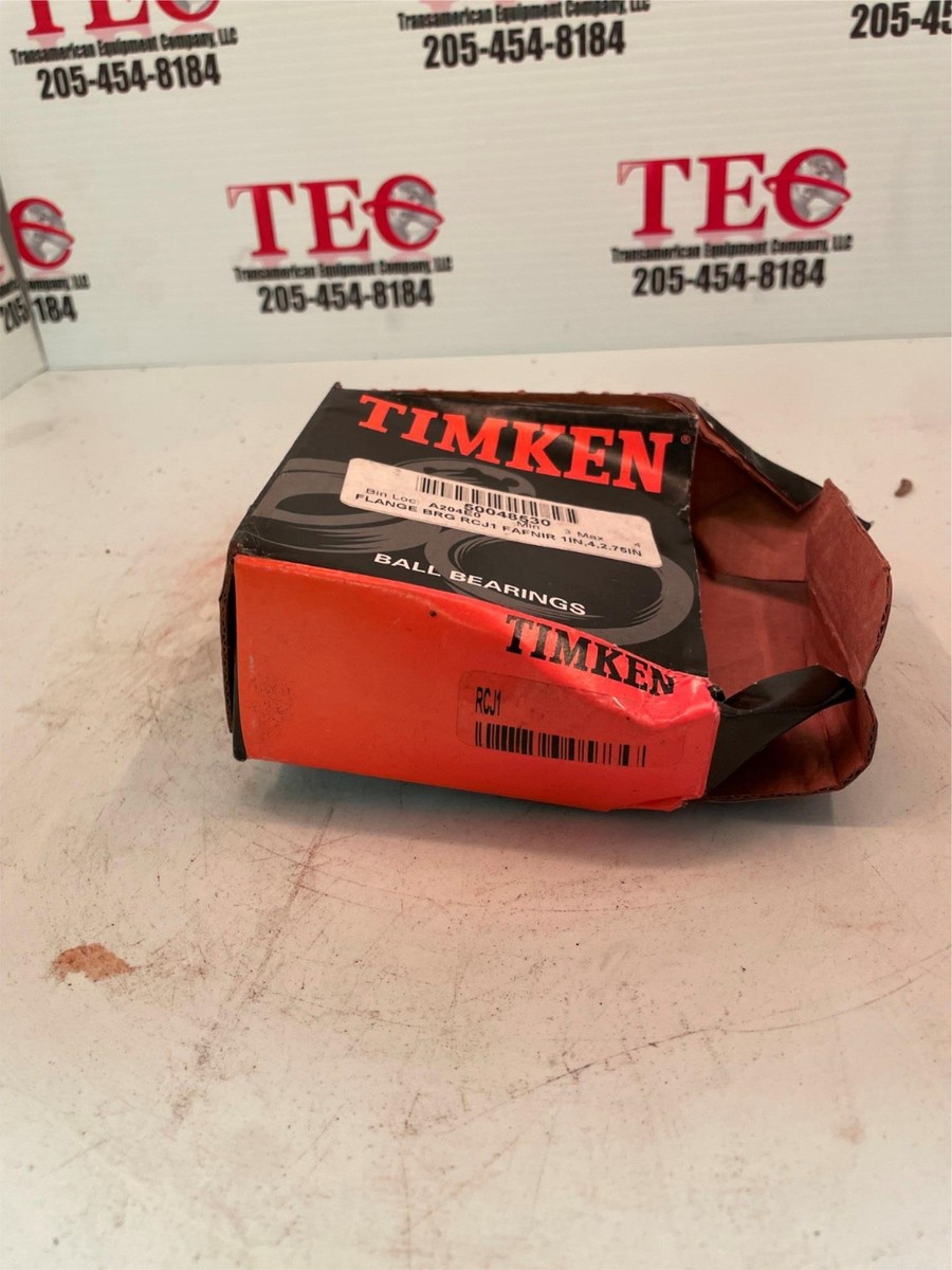 Timken (Fafnir) RCJ1 Flange-Mount Ball Bearing Unit - 4-Bolt