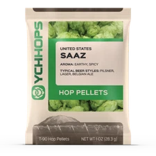 SAAZ 1 OZ HOPS NOBLE HOP PELLETS BOHEMIAN CZECH FOR HOMEBREWING PILSNER BEER KIT