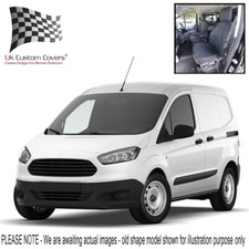 Ford Transit Courier Front Seat Covers Tailored (2024 Onwards) Black 541