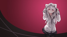 Anime Niñas Pelo Largo Neko Works Orejas de Anime Alfombra de Juego Simple Alfombra de Juego