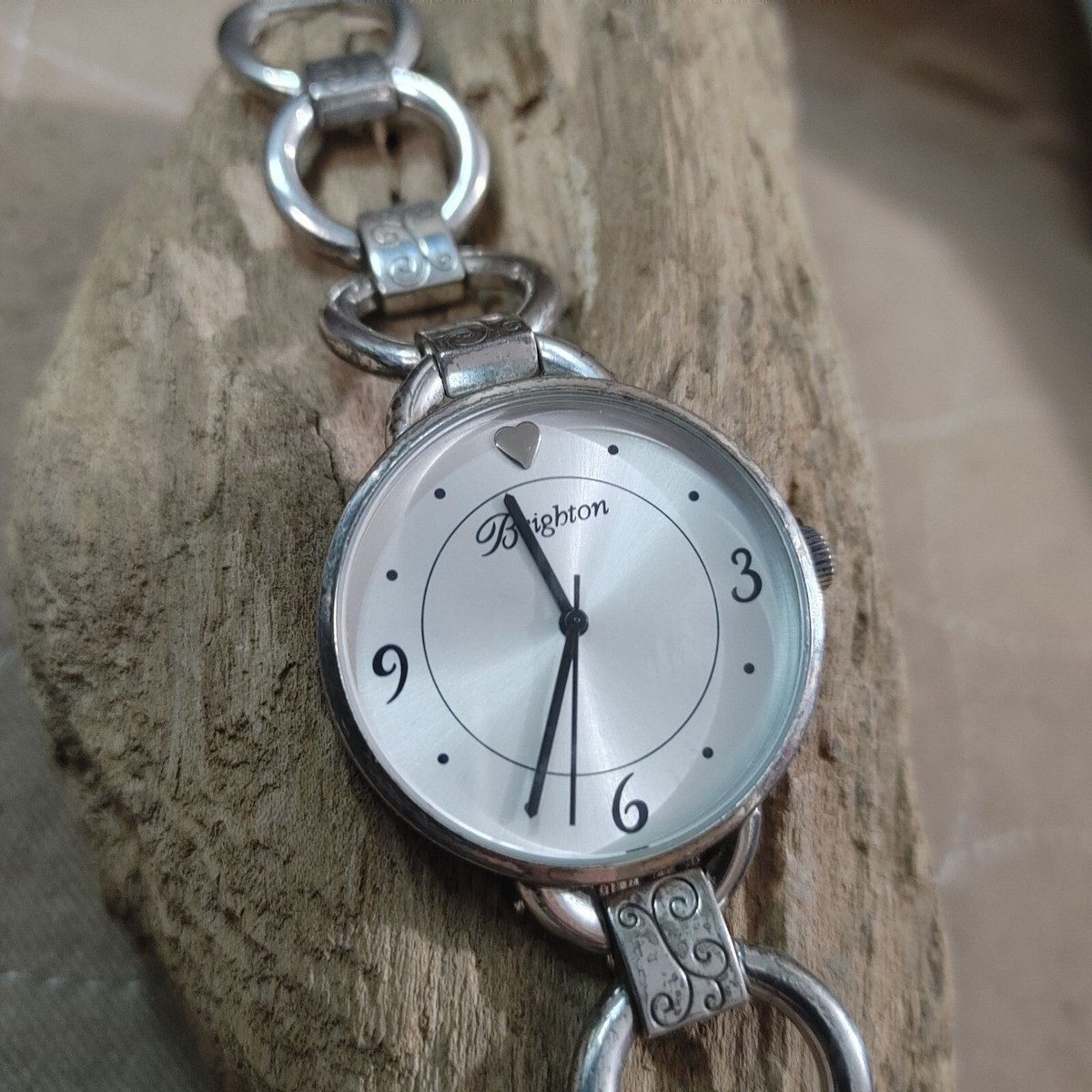 Brighton Watch York Women Silver Tone Link Bracelet With  display picture 2