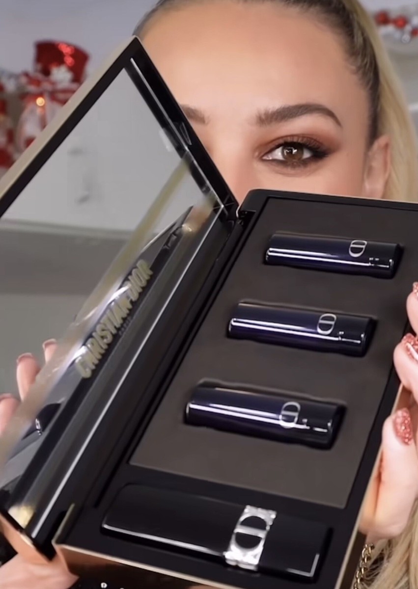 NEW DIOR ROUGE MINAUDIÈRE CLUTCH BAG LIPSTICK SET LIMITED EDITION
