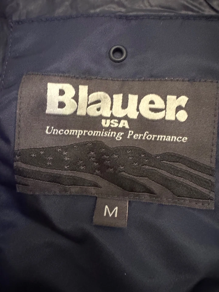 NEW MEDIUM REGULAR BLAUER -PARKA DARK NAVY  - Image 3 of 4