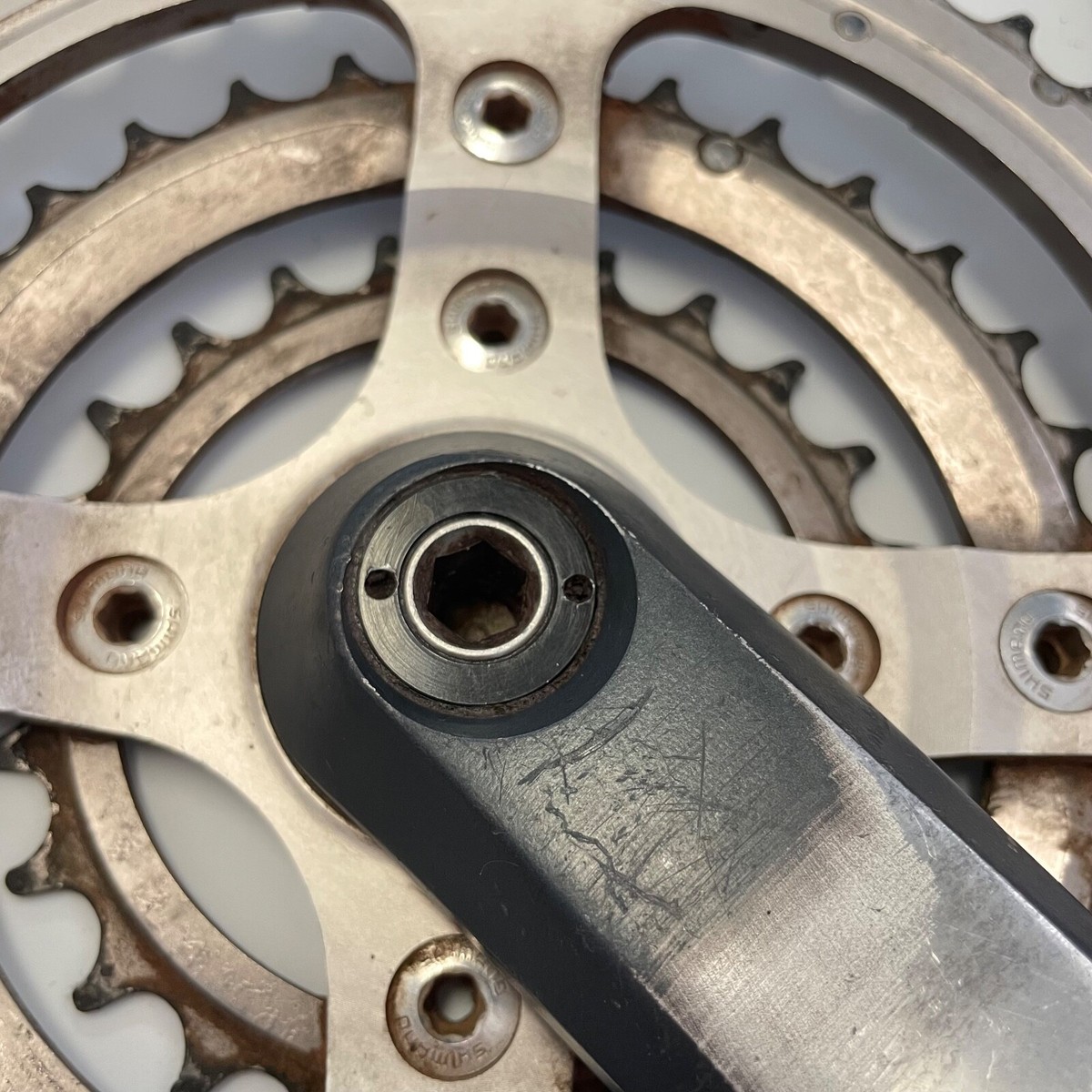 Pédalier Shimano XTR FC-M950 175mm - Vintage VTT, Triple Plateau, Axe Octalink - Occasion