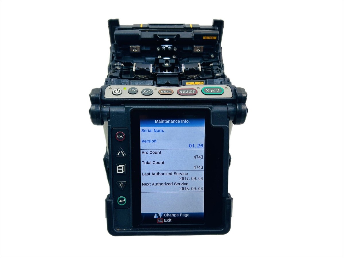 Fujikura FSM-80S Core Alignment Fusion Splicer 4743 ARC Count | eBay
