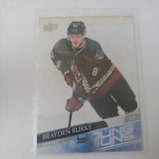 Brayden Burke 2020-21 Upper Deck Young Guns RC  #499