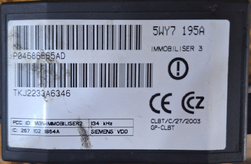P04686665AD ✅Jeep /Chrysler /Dodge IMMOBILIZER TRANSCEIVER ANTI THEFT PATS OEM✅ - Picture 2 of 4