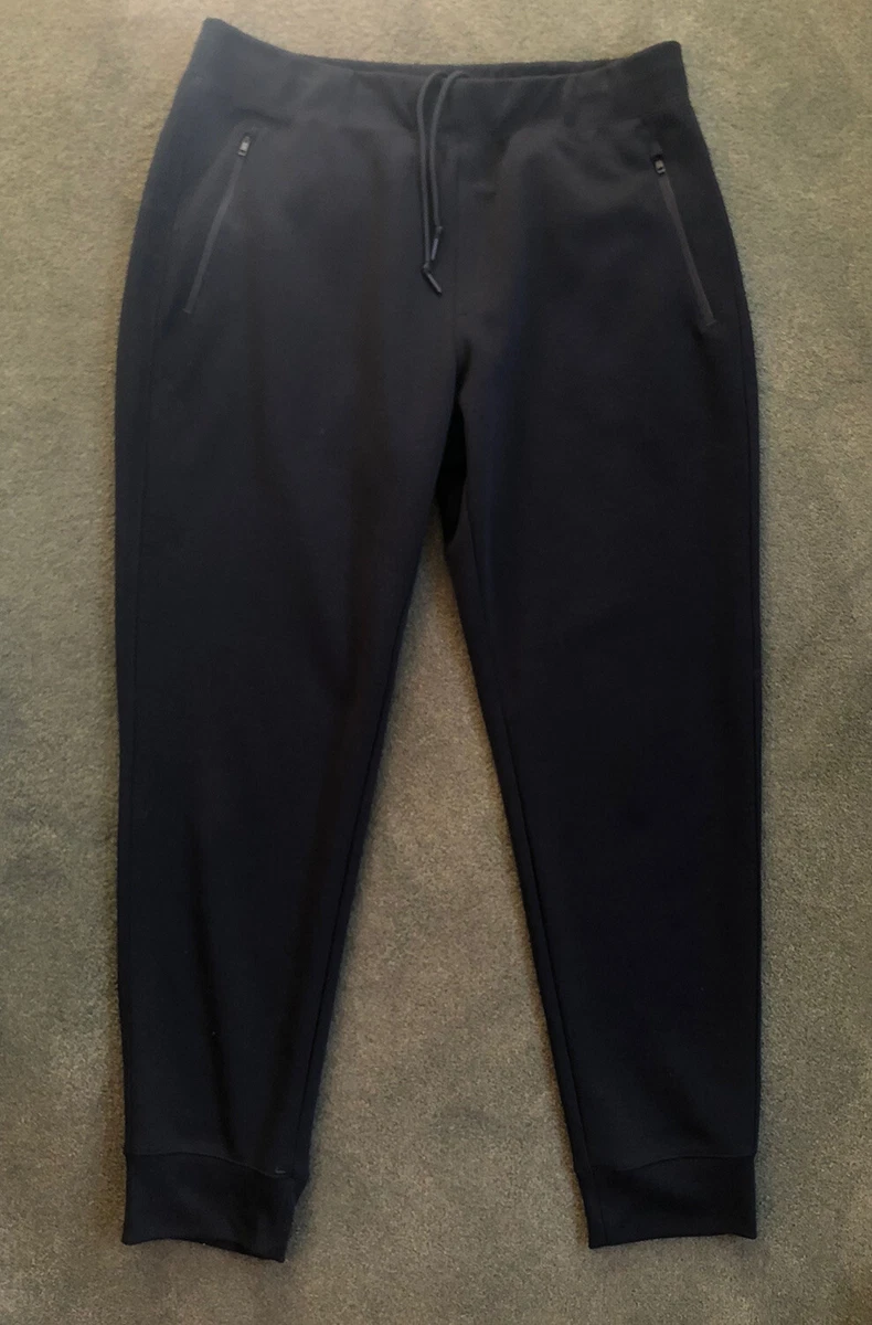 Uniqlo Men's XL Black Sweatpants Poly/Cotton