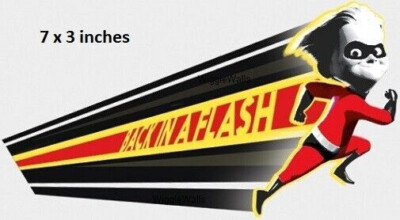 Dash Parr Decal Wall Incredibles Baby Sticker Disney Movie Peel Stick Art Vinyl