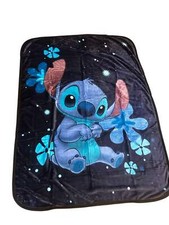 Lilo  Stitch Soft Plush 60"x80" Twin Size Blanket "Star Stitch"