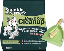 Sprinkle  Sweep Pet Accident Cleanup for all Hard Surface - Non Toxic Quick...