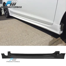 Fits 06-11 Honda Civic 2Dr Mugen Style Side Skirts Pair Left Right Side PU