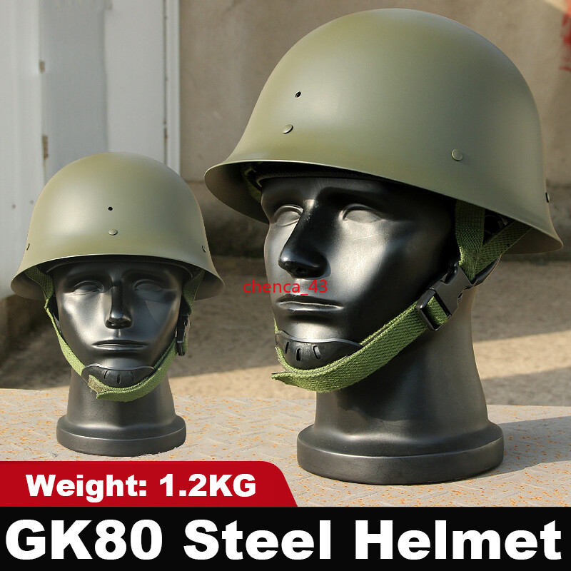 1PC Classics GK80 Steel Helmet Protective Motorcycle Riding