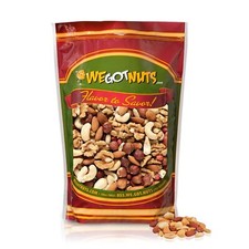 Nueces mixtas de lujo crudas 3 libras en bolsa resellable We Got Nuts
