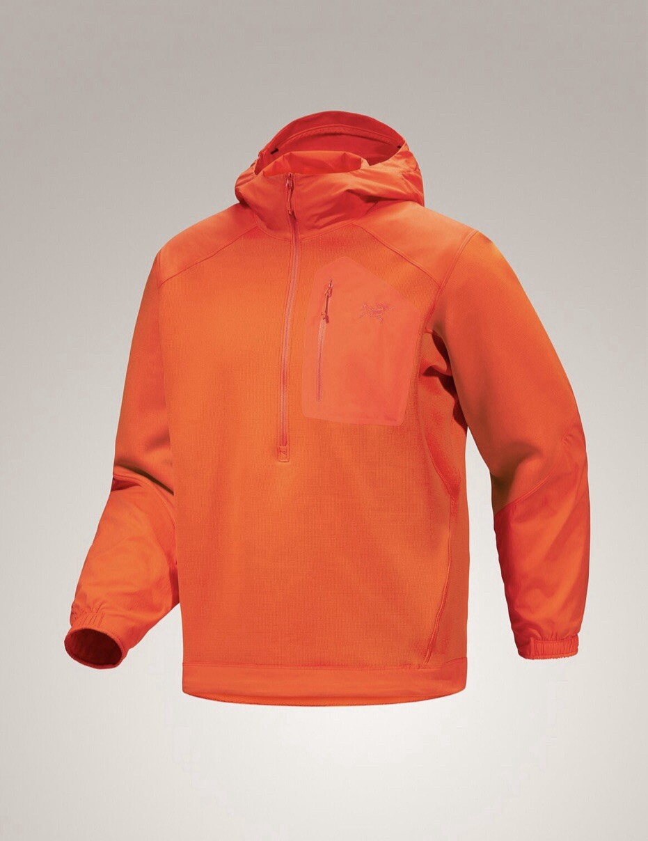 Arc'teryx KONSEAL PULLOVER FELPA CON CAPPUCCIO UOMO. Solaris XL.