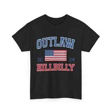 Trump Vance 2024 Donald Trump J.D. Vance Outlaw Hillbilly T-Shirt