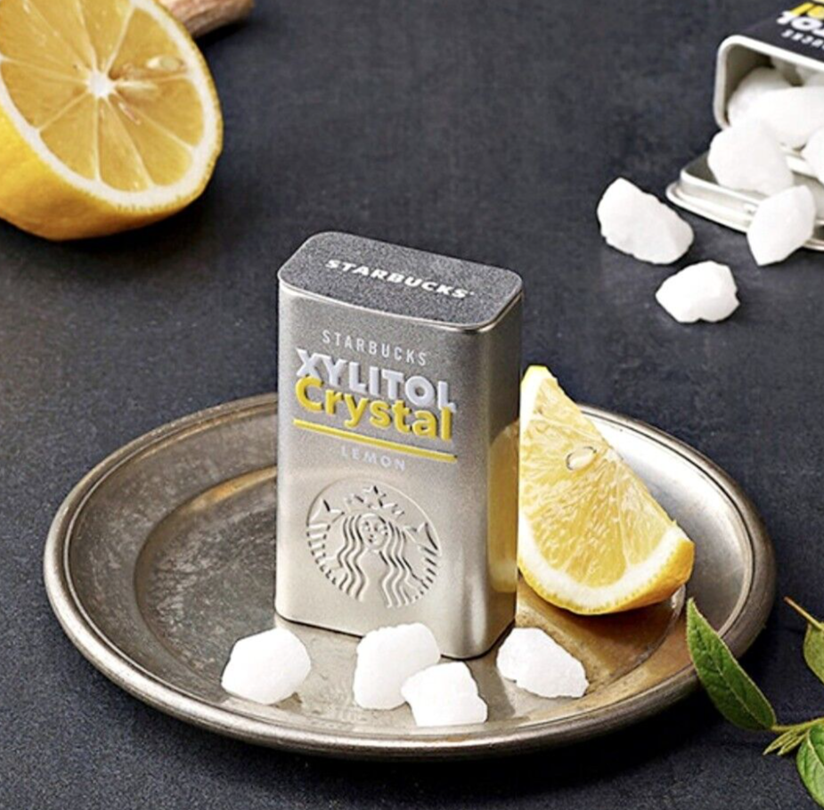 Starbucks Korea Xylitol Lemon Candy 2 packs : Sugar-Free Snacks