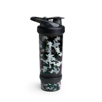 SMARTSHAKE DOUBLE REVIVE 750ml Technical Sports Bottle in BPA Camouflage Black