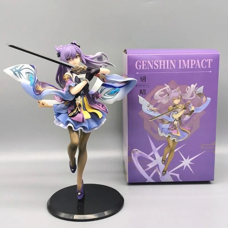 Zhongkaihua Keqing Figuur Model Anime Standbeeld 24 CM PVC Keqing Zhongkaihua Keqing Figuur Model Anime Standbeeld 24 CM PVC Keqing