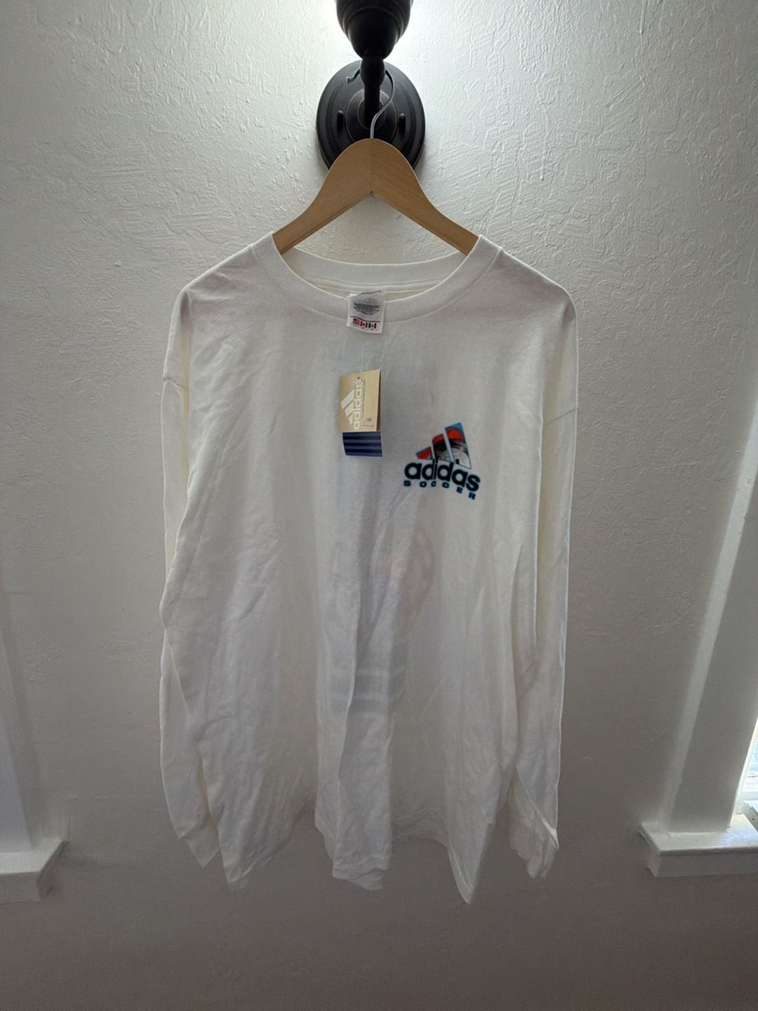 NWT Vintage 90s Adidas Soccer Long Sleeve
