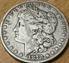 1878 8TF Morgan Silver Dollar — First-Year 8 Tail Feathers — Raw 90% Silver