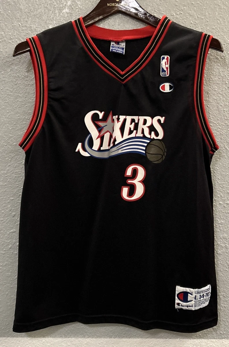 Maillot Philadelphia 76ers # 3 Allen Iverson Gold Series En Bois Dur Swingman Classique Pour Maillot Philadelphia 76ers # 3 Allen Iverson Gold Series En Bois Dur Swingman Classique Pour