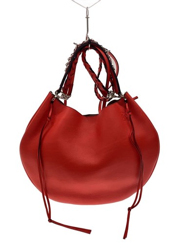 Used LOEWE Fortune / Stains and Wrinkles / Shoulder Bag / Leather / RED / Bag