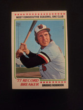 1978 Topps - Record Breaker Brooks Robinson #4