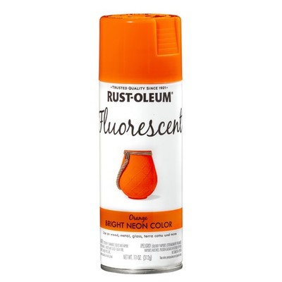 Rust-Oleum 342568 Specialty Fluorescent Spray 11 Ounce (Pack of 1), Orange