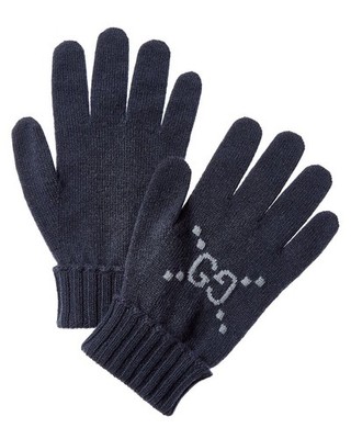 グッチ　レディース 手袋 Gucci Gg Cashmere Gloves Women's Beige L | eBay