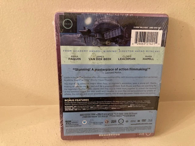 CASTLE IN THE SKY BLURAY + DVD STEELBOOK BRAND NEW - Image 2 of 4