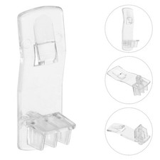 25Pcs Reusable Clear Plastic Shelf Support Pegs for Wood Shelves