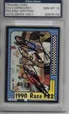 1991 MAXX DALE EARNHARDT SR AUTOGRAPHED Card#192 GEM MT 10 PSA/DNA AUTO GRADE