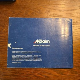 Iron Sword Wizards & Warriors II 2 Nintendo Nes completo CIB