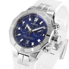 Edox Herren Uhr Chronograph 10113 3CAB BUIN Delfin  Swiss Made Ø 44 mm  Neu