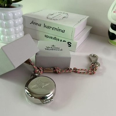 Vivienne Westwood Round Orb Pocket Portable Ashtray Silver With