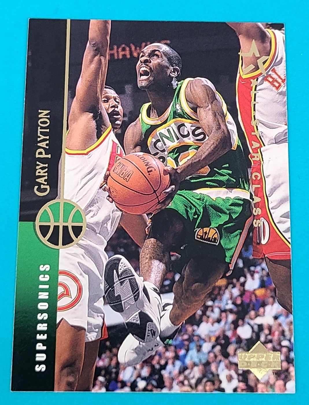 1994-95 Upper Deck #82 Gary Payton Seattle SuperSonics BASKETBALL Card P6
