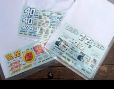 *BUNDLE*  Brand New Porch Time 1/24 scale  Sprint car decal bundle. 3 Sheets!