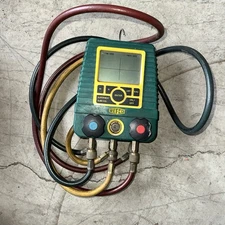 REFCO DIGIMON Two Valve Digital Manifold HVAC w hoses As Is Untested Read