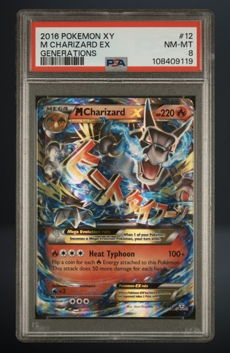 M Charizard-EX graded PSA 8 for sale on eBay