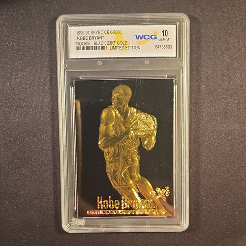 Kobe Bryant Black 23KT Gold card