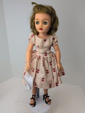 17  Vintage Ideal Miss Revlon Doll 1950's Blonde Original Heart Dress SX