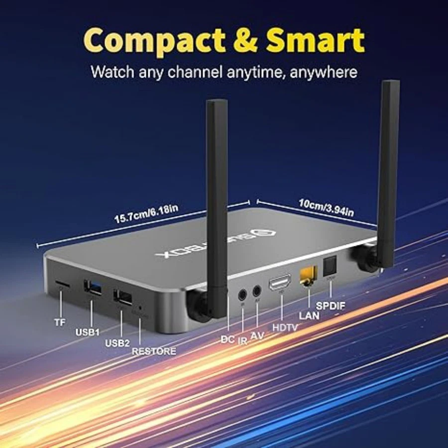 SuperBOX S6 Ultra Android TV New Box 4GB + 128GB Wi-Fi 6 Media Player - Image 2 of 4