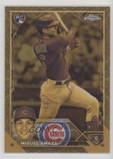 2023 Topps Gilded Collection Rookie Cast in Gold 128/199 Miguel Amaya #161 07b3